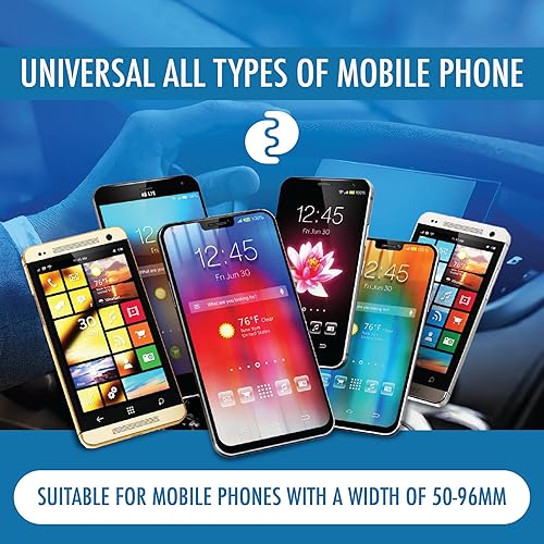 Miniatura 7 de Soporte de teléfono para automóvil 3 en 1 para ventilación de aire del parabrisas y tablero de automóvil, compatible con iPhone 15 14 13 12 11 Pro