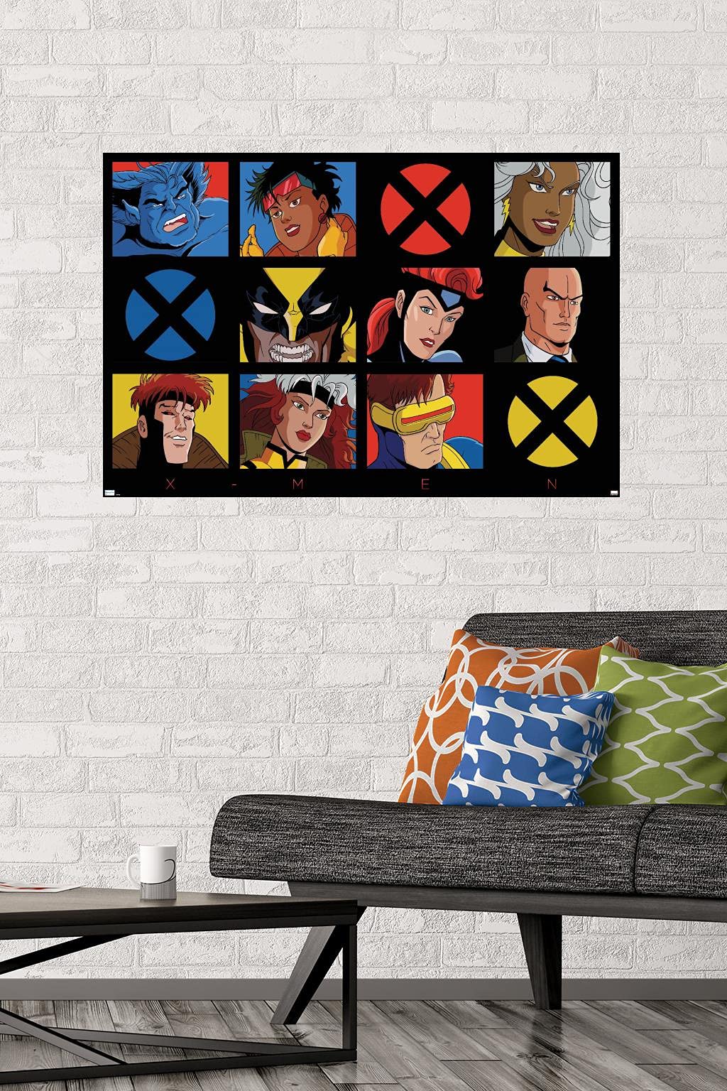 エックスメン　アートパネル Amazon.com: Trends International Marvel Comics The X-Men - 90s