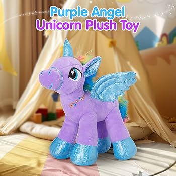 Amazon.com: Houwsbaby 14'' Purple LED Light Up Unicorn