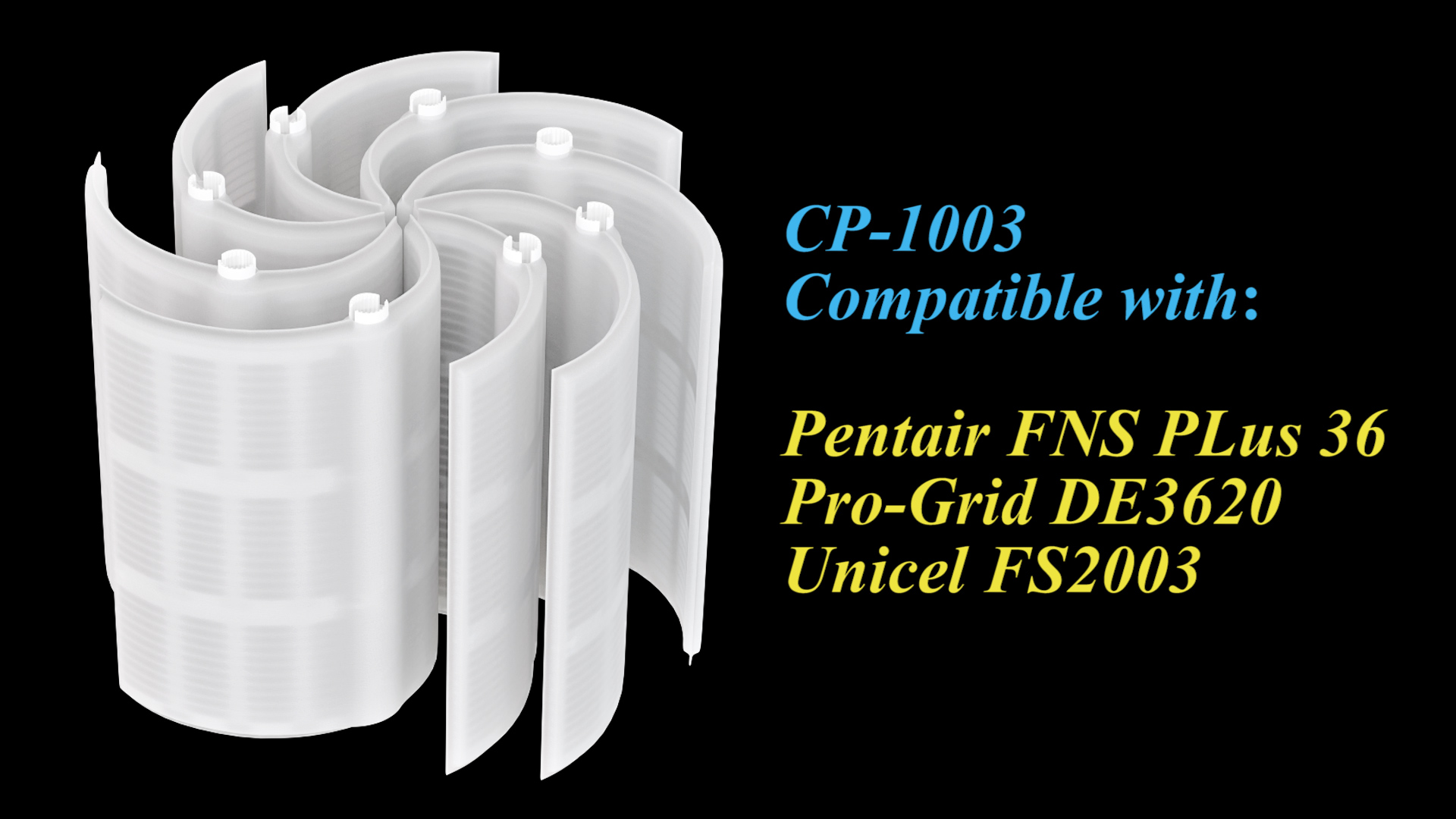 Amazon.com : Cryspool® 1003 DE Filter Compatible with FNS Plus 36