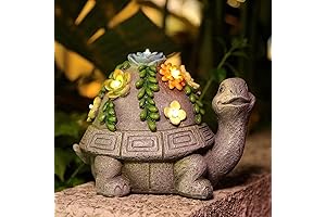 Enchante Turtle Solar Powered LED Outdoor Decor Garden Light
