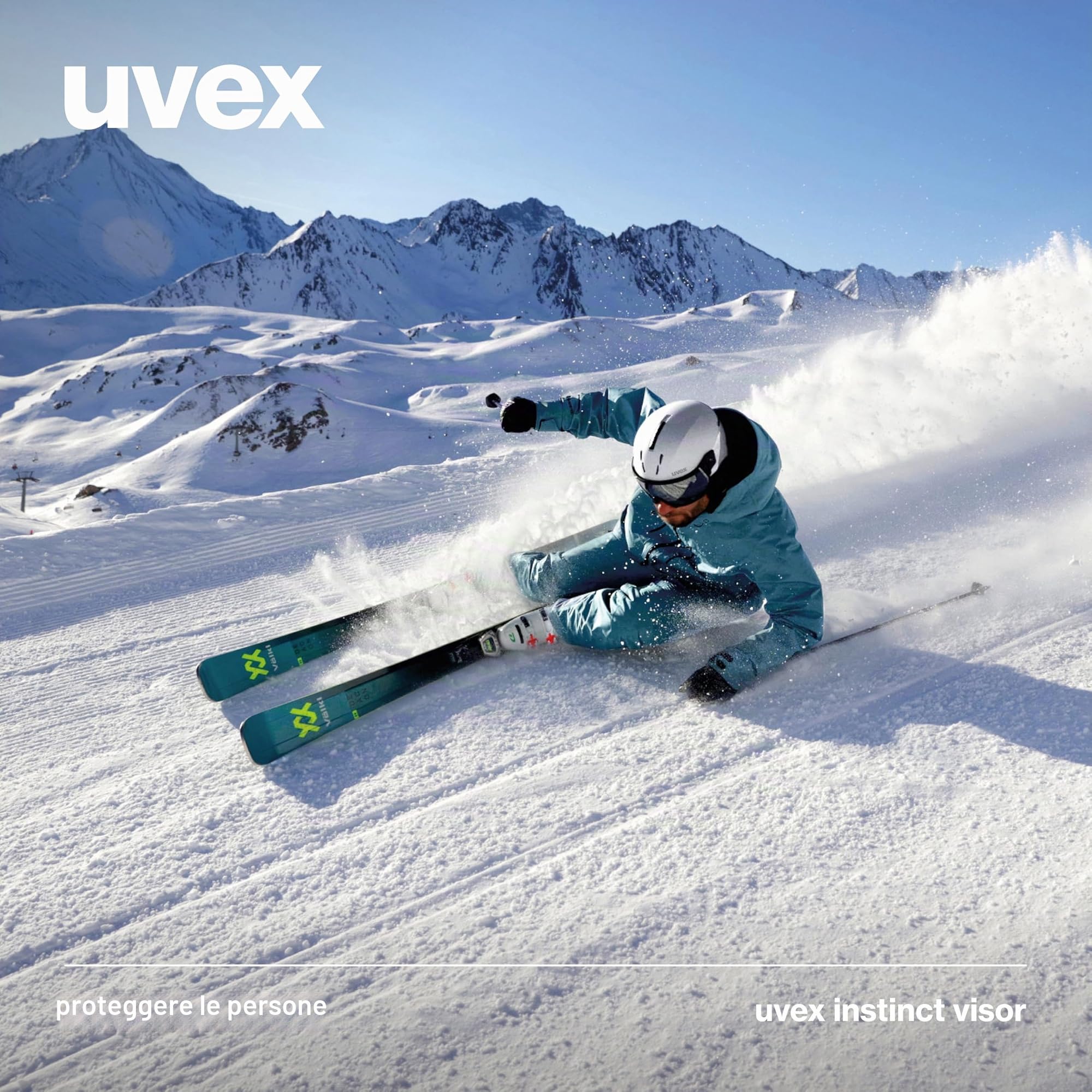 Uvex Instinct Visor - Unisex Visierhelm mit Schutzstufe S2