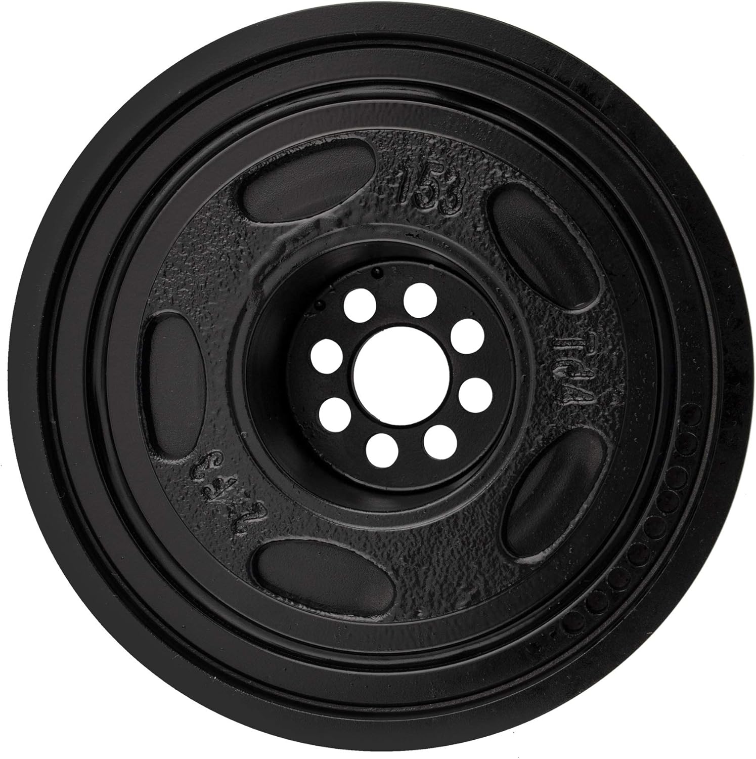 BOXI Harmonic Balancer Crankshaft Pulley Compatible for Audi A6 A7 A8 Q5 Q7 S4 S5 SQ5/for Volkswagen Touareg Hybrid 2009 2010 2011 2012 2013 2014 2015 2016 2017 2018 / Replaces 06E105251F 594-751