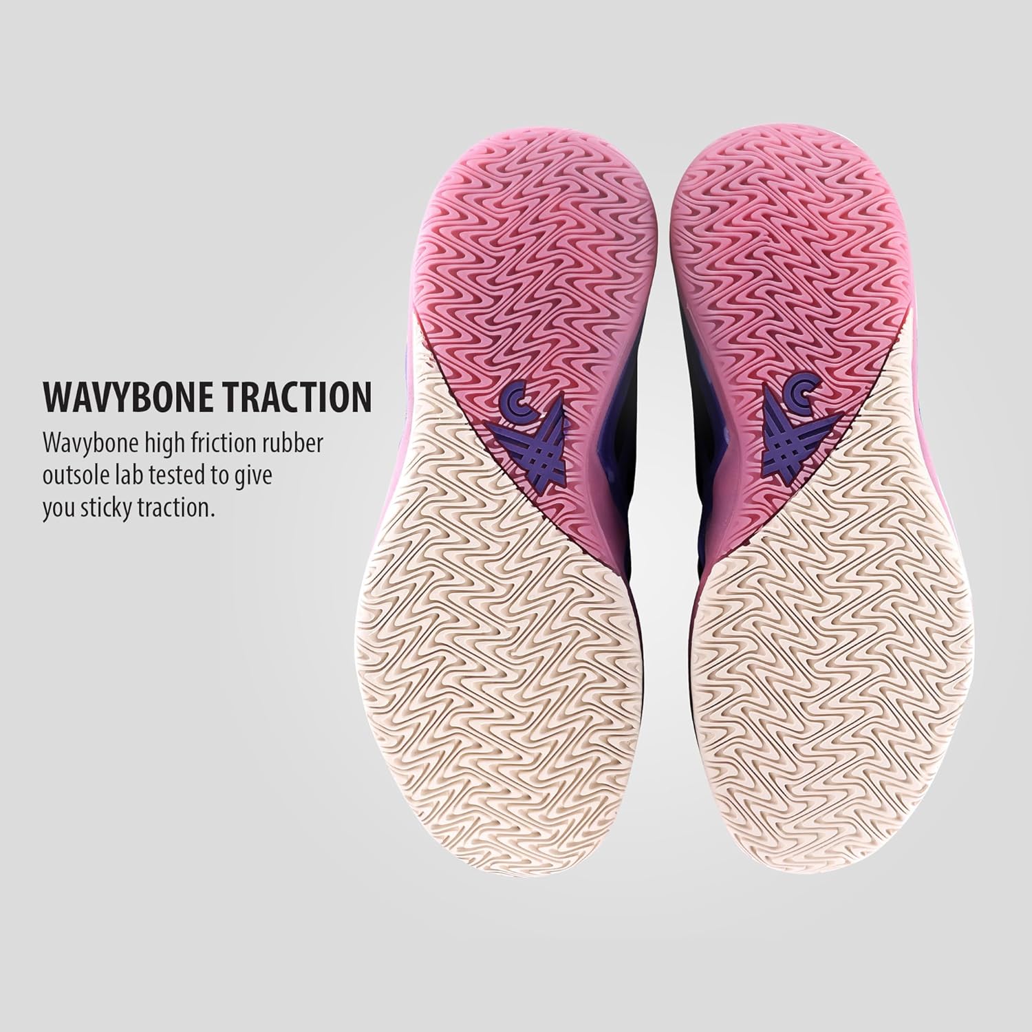 Crossover Culture Mens Basketball Shoes with Twitch Foam Midsole and Wavybone Outsole for High Rebound and Traction