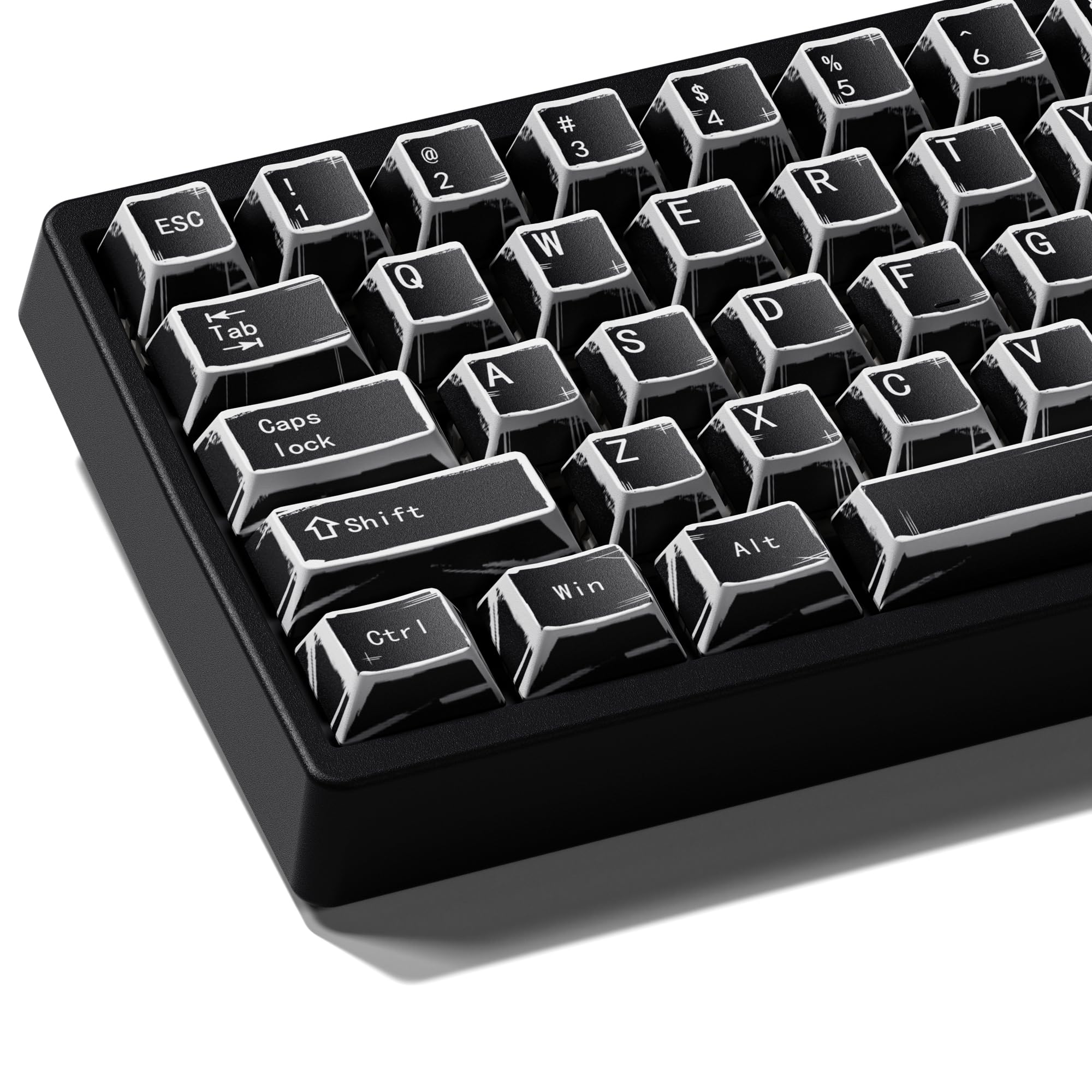 Amazon.com: XVX Black Translucent Keycaps,PBT Keycap Set Cherry