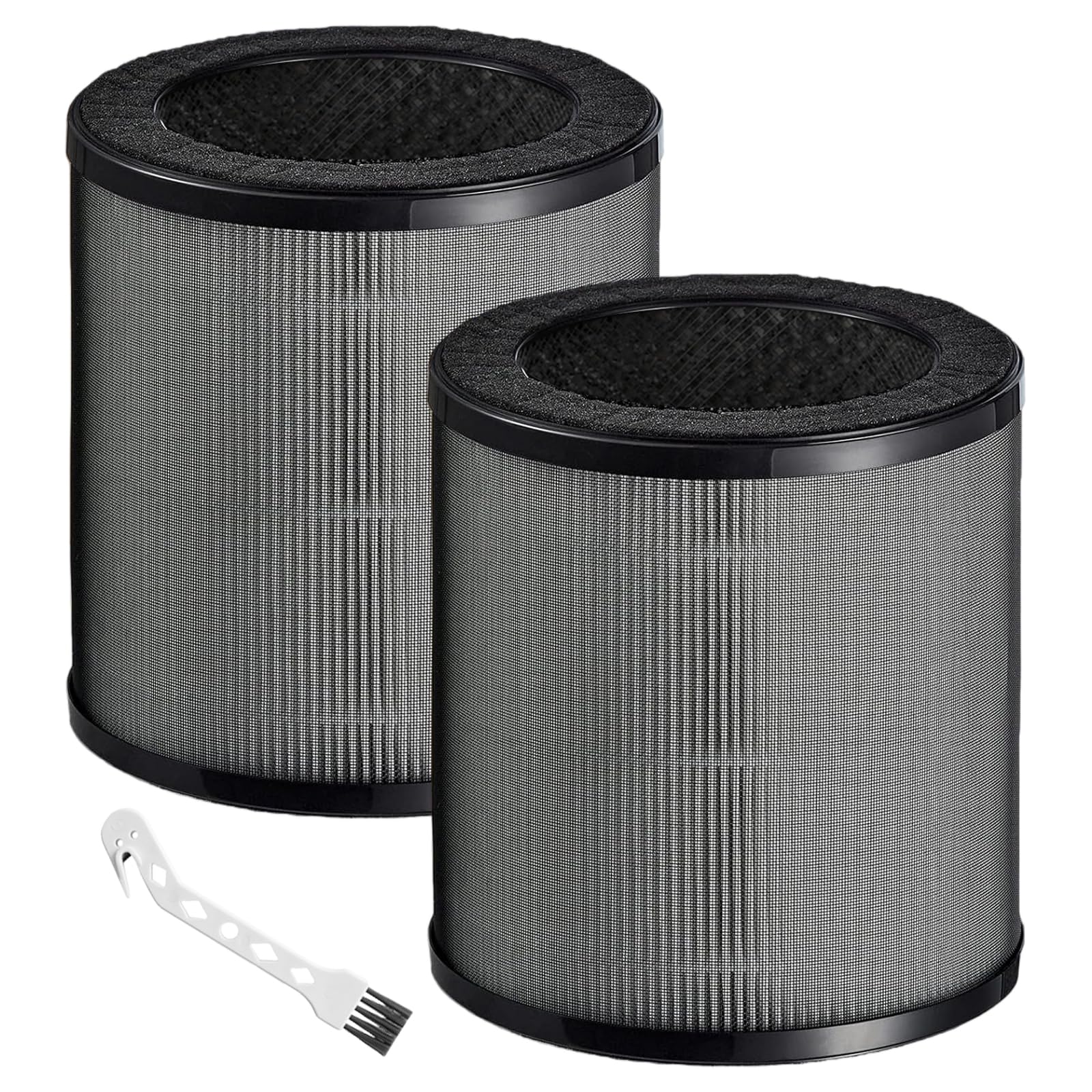Airmega 50 Filtro de repuesto compatible con COWAY Airmega 50 purificador de aire 3 en 1 H13 True HEPA y filtro de aire de carbón activado, paquete de 2