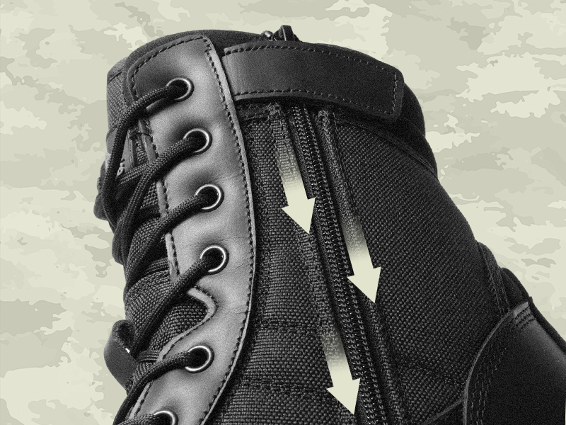 Amazon.com: NORTIV 8 Men's Military Tactical Work Boots Side