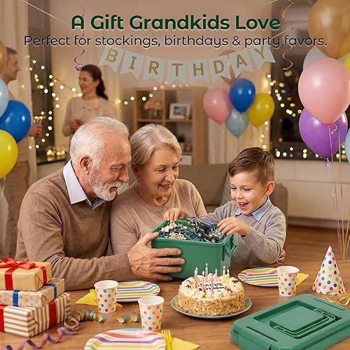 Miniatura 6 de 3 otters Juego militar de 115 piezas para hombres del ejército con soldados de juguete, vehículos y helicóptero en caja de almacenamiento para niños