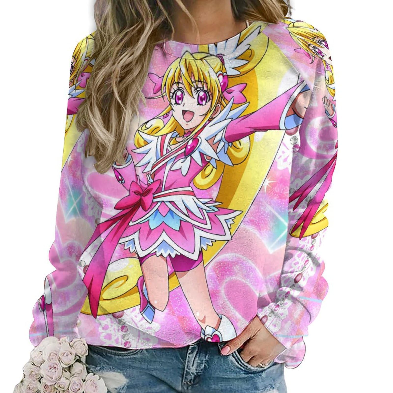 Amazon.co.jp: プリキュア 輝木ほまれ 薬師寺さあや 野乃はな 長袖 T 