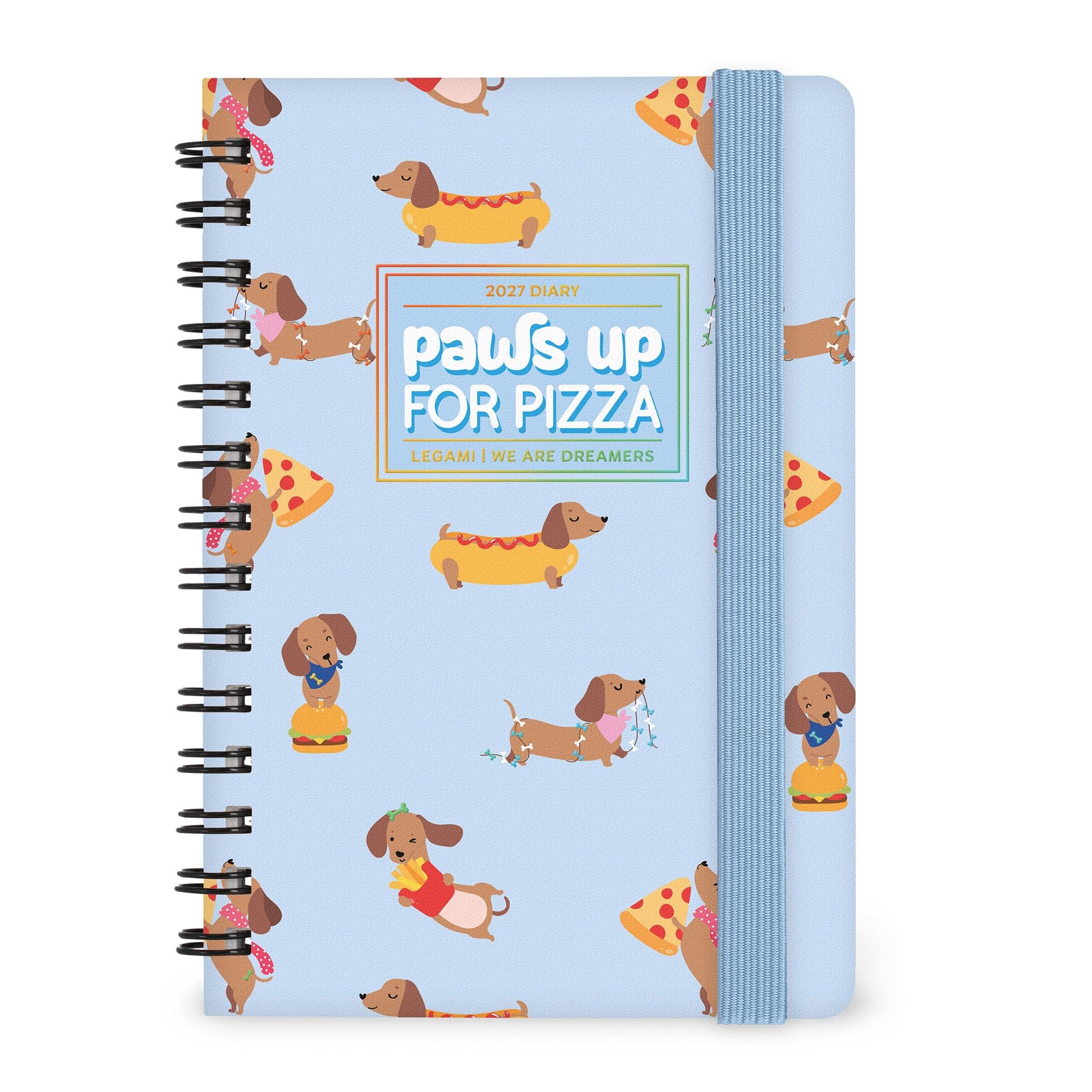 Agenda 12mesi Settimanale Spiralata Small Bo 2027 Dachshund