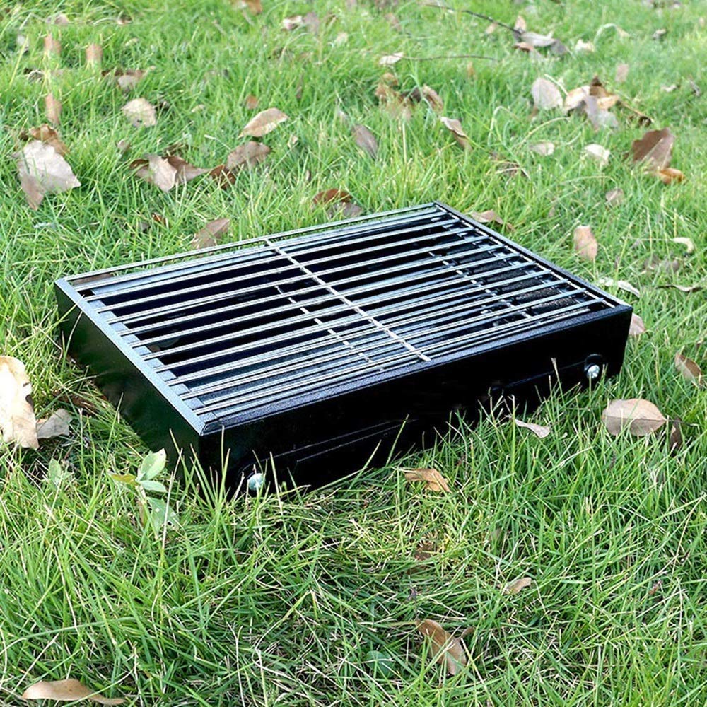 Supporto per barbecue, Griglia for barbecue Barbecue a carbone Strumenti for pieghevoli for cucinare all'aperto Campeggio Escursionismo Picnic Tailgating Zaino in spalla