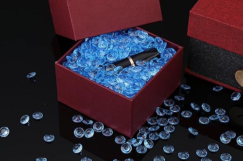 Miniatura 2 de 1200 piezas de diamantes acrílicos de 0.39 pulgadas, gemas acrílicas, piedras preciosas dispersas para mesa de boda, decoraciones de fiesta de
