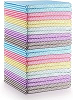 Vista 15 de Paños de limpieza Milagrosos Sin Rayas, Fáciles de Limpiar, Nanoescala, Microfibra de Escamas de Pescado, para Ventanas, Espejos, Vidrio, Coche