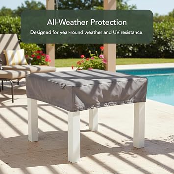 Covermates Elite Rectangular Table Top Cover, 24x24x6 Charcoal