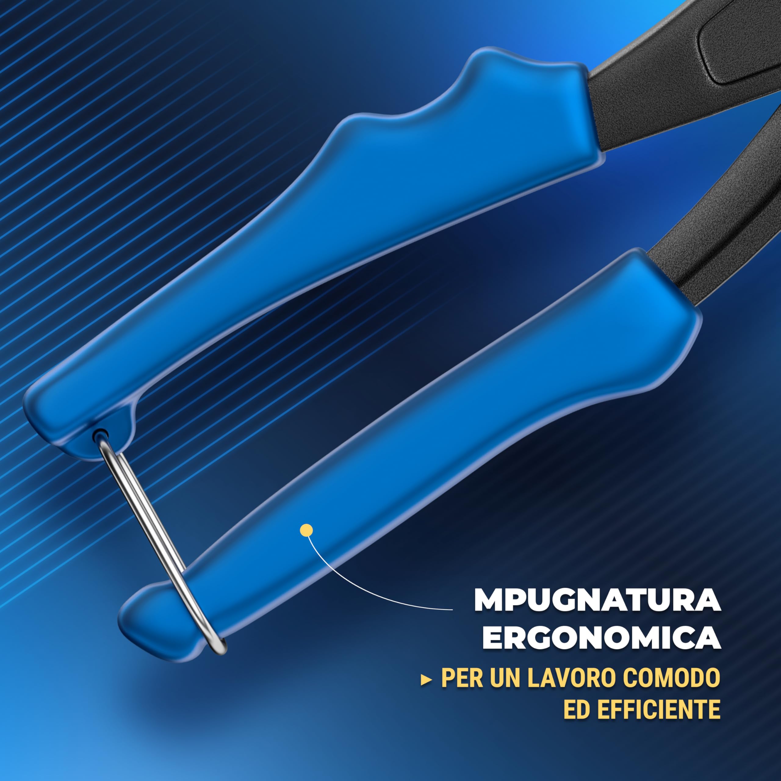 S&R Rivettatrice Manuale Professionale con 470 Rivetti. Pinza Professionale per Rivetti in Alluminio e Acciaio Inox per Fori Ciechi, Tenaglia per Rivetti a Strappo con 4 dadi, 1 Chiavetta, 1 Box.