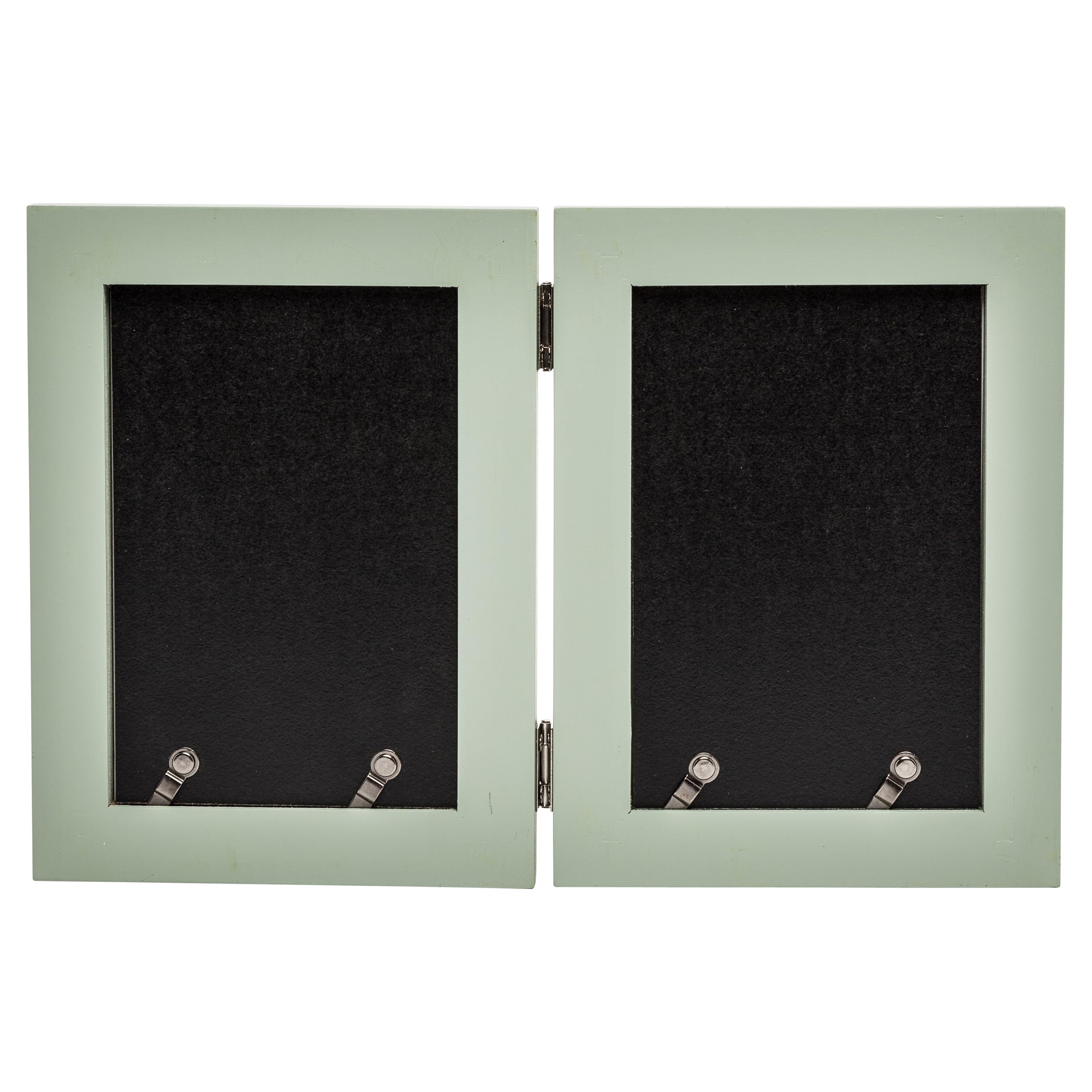 Hampton Frames Cornice Portafoto Quadrata 15x15 Cm Verde Salvia: Profilo Largo 30mm In MDF Verniciato, Stile Shabby, Vetro Frontale. Per Foto Da Tavolo O Parete. - 4