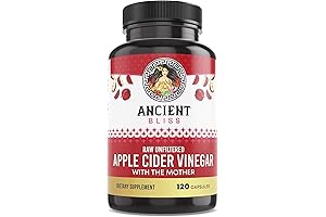 Ancient Bliss Organic Apple Cider Vinegar Capsules with The Mother