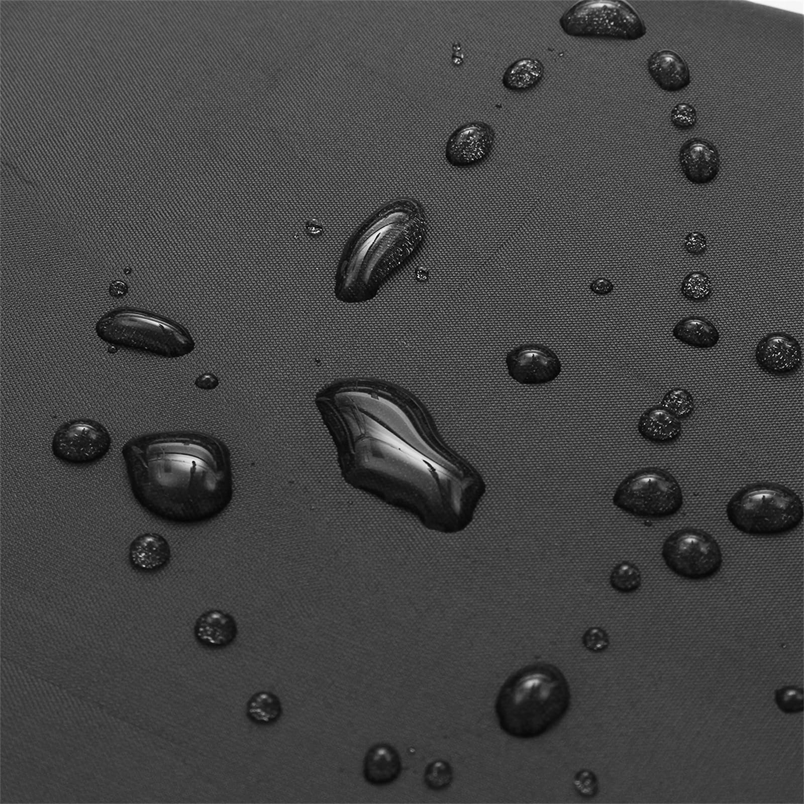 Copertura per tavolo da ping pong da esterno, impermeabile, in tessuto Oxford antipolvere, copertura per mobili, nera, 165 x 70 x 185 cm