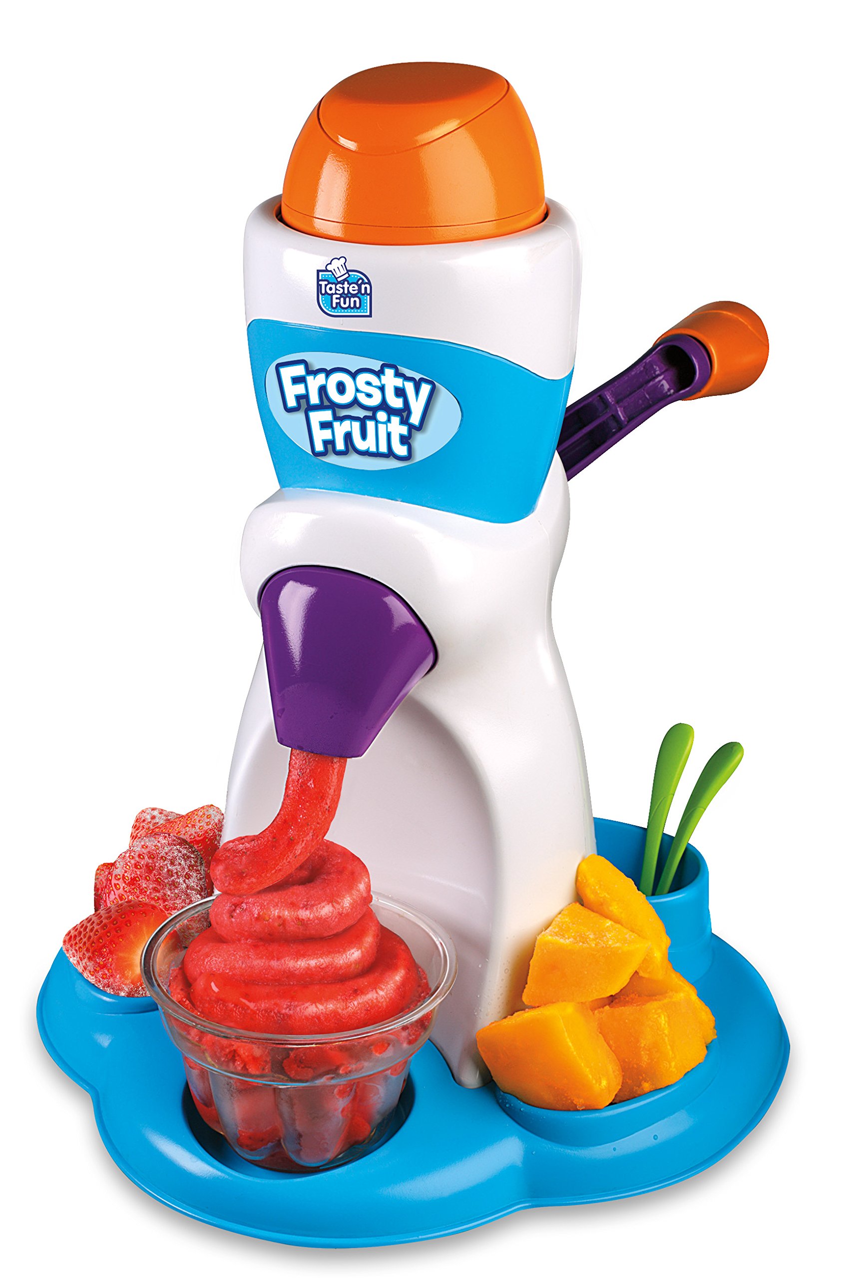 Taste'n Fun Fruit Crusher - Frozen Fruit Sorbet Maker Toy - Ages