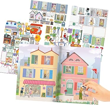 Depesche 13806 Create Your Sweet Home Sticker Book