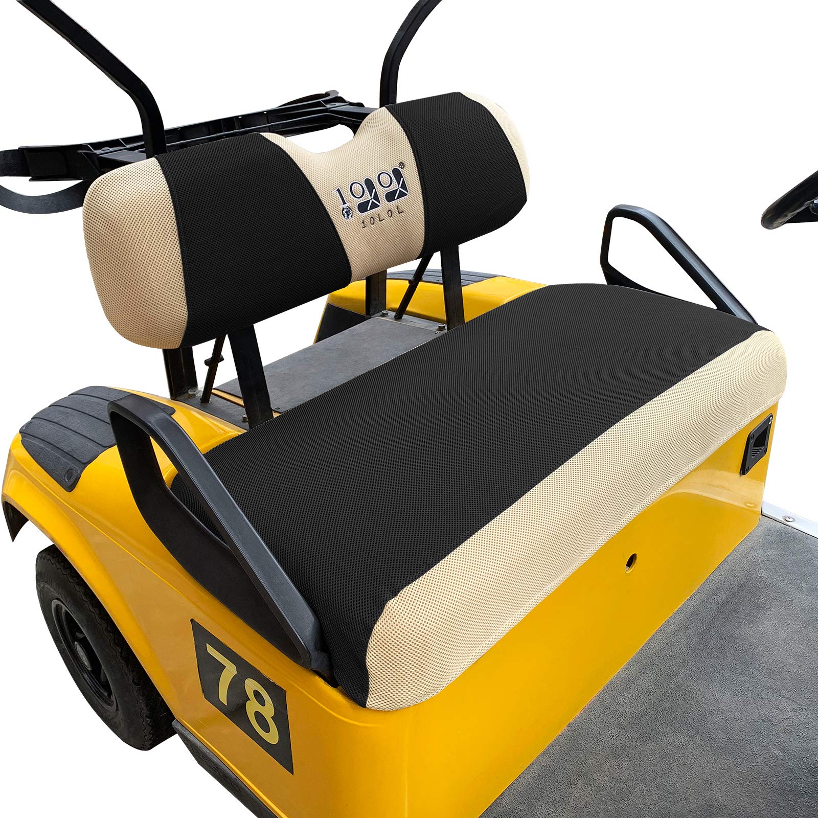 Buy 10L0L Golf Cart Bench Seat Cover Set, Washable Polyester Mesh Cloth