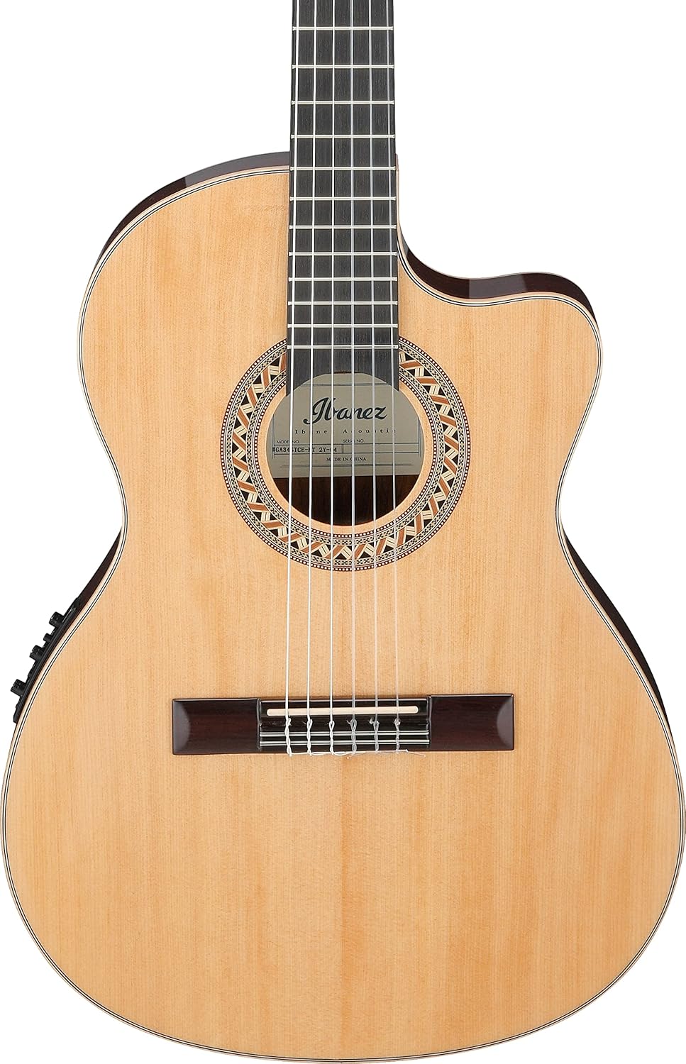 Ibanez GA34STCE Acoustic-Electric Guitar - Natural High Gloss