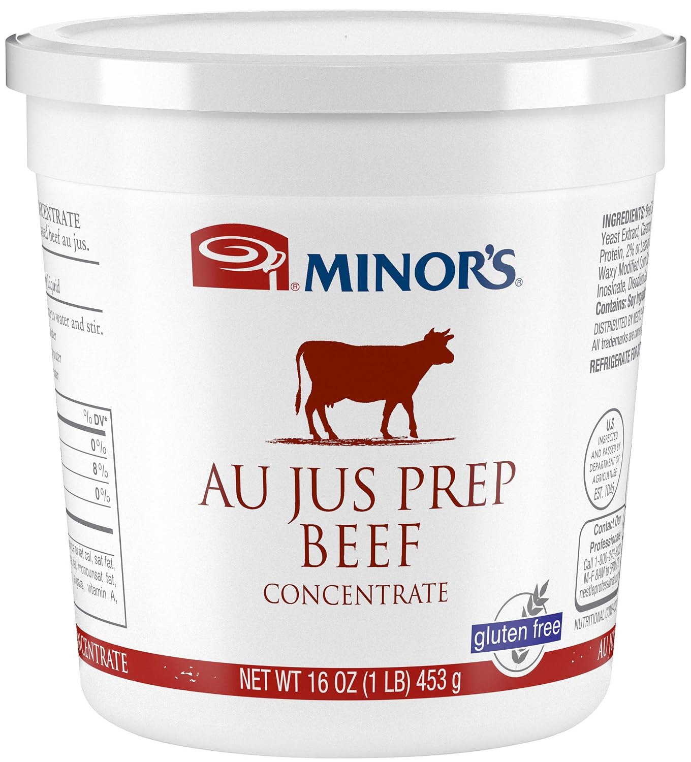 Minor's Beef Flavored Base Variety (includes 16oz minor beef au jus, 1 original minor beef base)