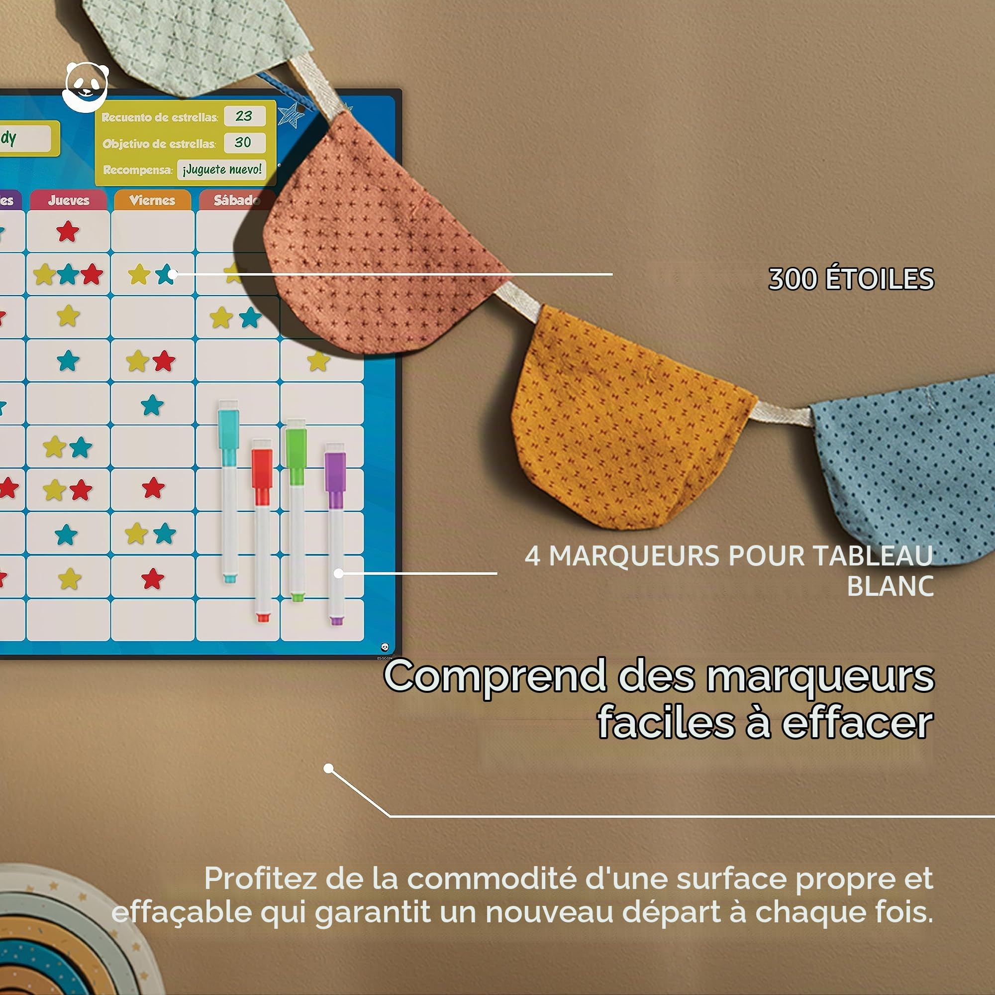 Smart Panda ES - Tableau des récompenses (Tableau des récompenses)