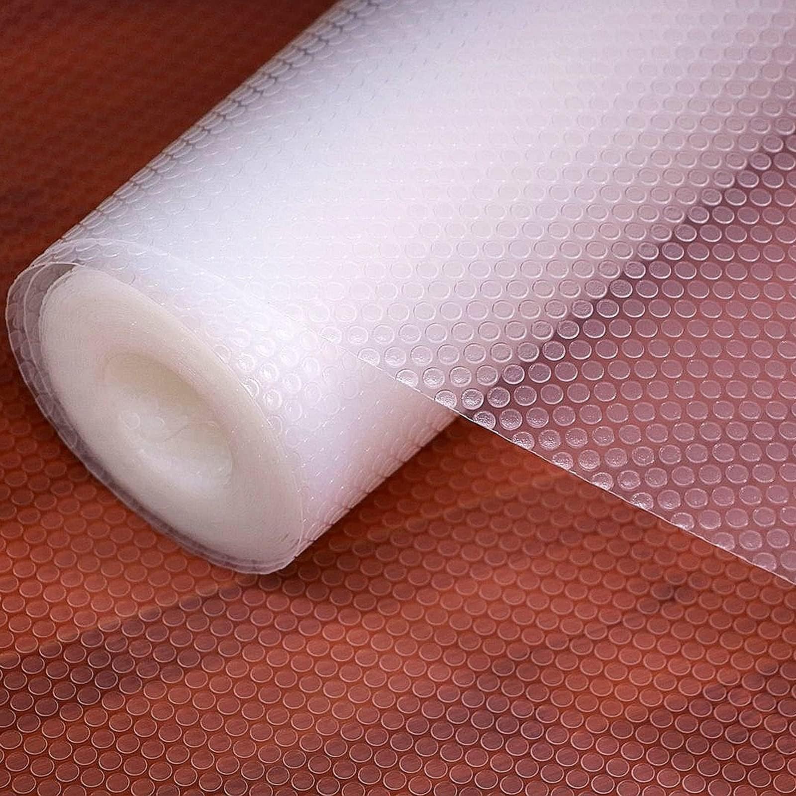 Shelf Liners 18 inch x 20 ft Kitchen Cabinets Liner Non-Stick Drawer Mats EVA Protector Shelving Cupboard Lining (Clear, 18 inch x 20 ft)