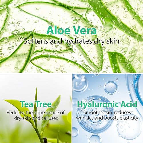 Miniatura 4 de Crema de urea 40% para pies (3.52 onzas), crema de pies para piel gruesa, agrietada, áspera, muerta y seca, loción de pies con ácido salicílico al