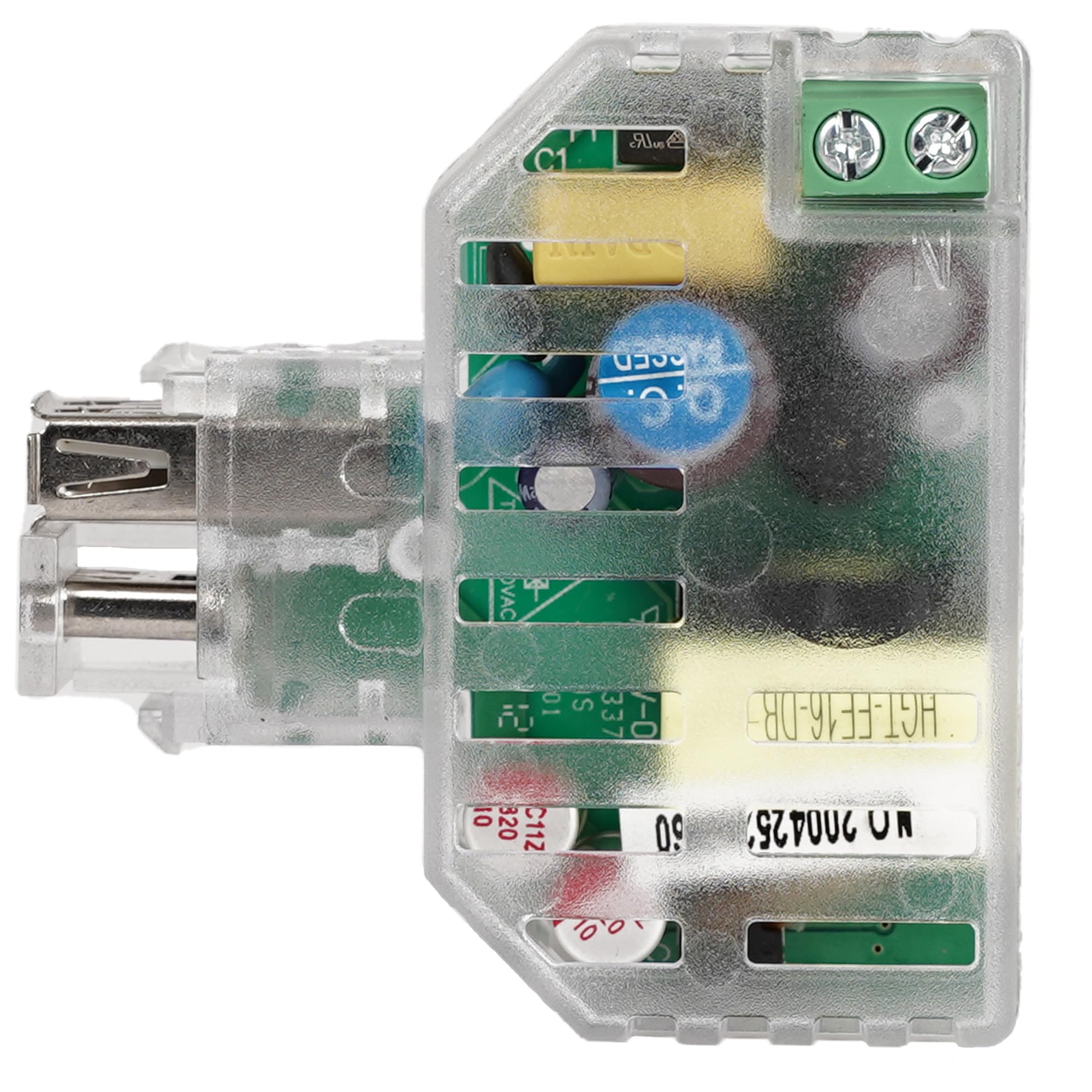 FANTON 82893-36 kit alimentatore USB A+C 2,4A attacco keystone da incasso completo di adattatore combatibile con placche e supporti BTICINO LIVING LIGHT