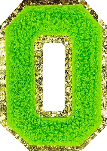 Miniatura 109 de Jongdari Letras termo-adhesivas de felpilla para ropa, parches de letras del alfabeto con brillantina para coser, con adhesivo planchado, 4