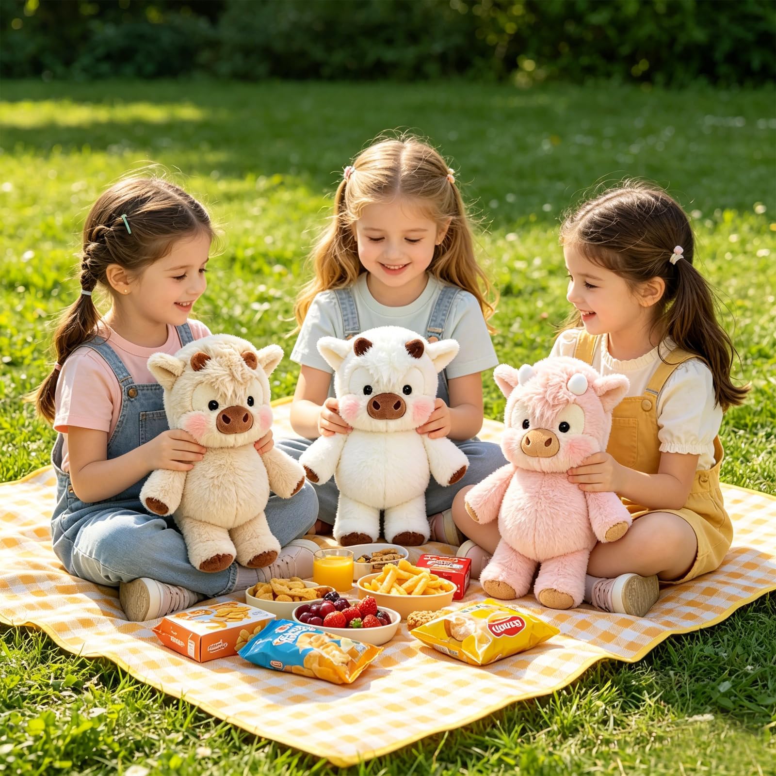 45cm Peluche Che Corre, Mucca Che Peluche, Running, Vitello Che Morbido Giocattolo, Cinghiale Che Corre Vitello per Ragazzi e Ragazze