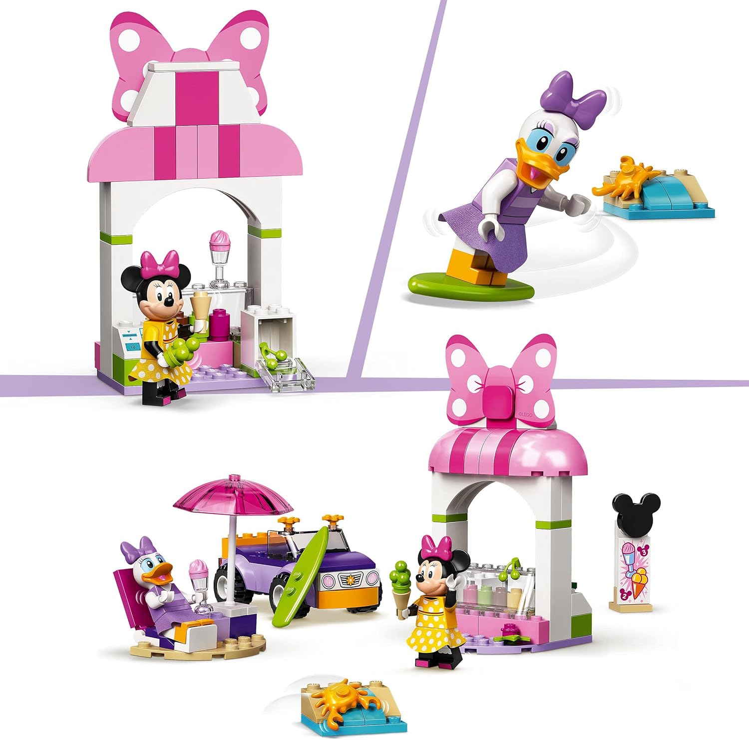 LEGO 10773 Mickey and Friends Minnie Mouse Ice Cream Shop