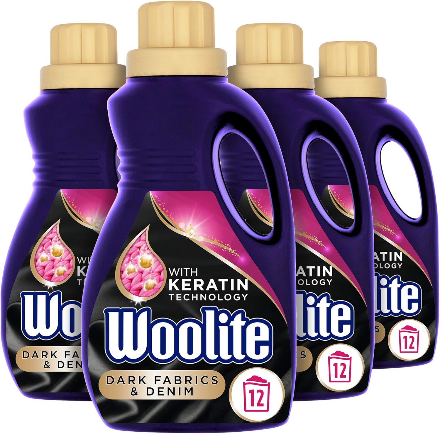 Woolite Laundry Detergent Liquid, Dark Fabrics and Denim, Hand and