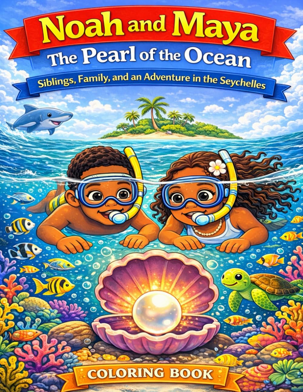 Noah and Maya - The Peals of the Ocean: Siblings, Family and Adventute in the Seychelles (Adventures Under the Sea Collection)