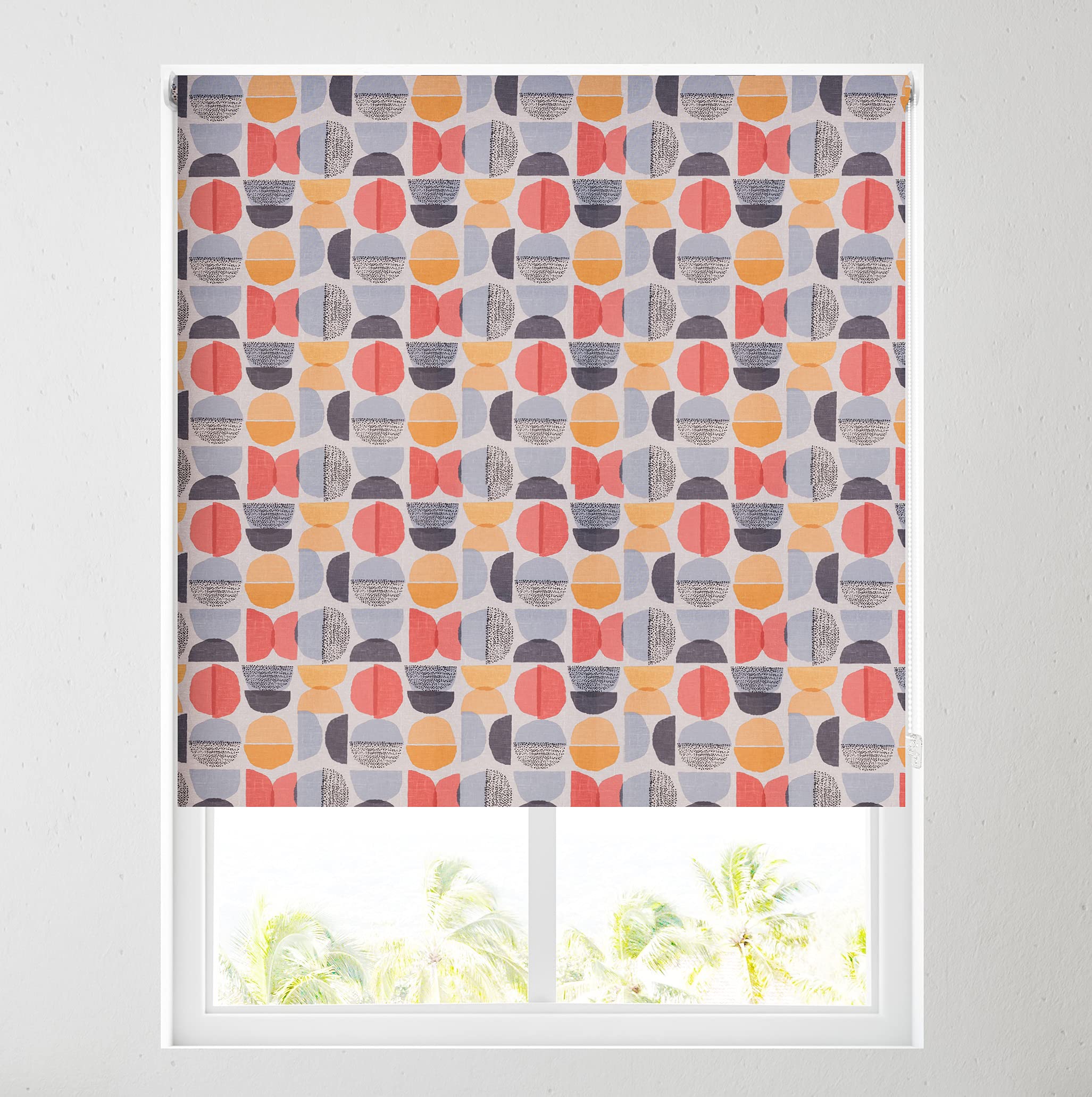 Circles Multi Daylight Roller Blind - Free Cut to Size (2ft (61cm))
