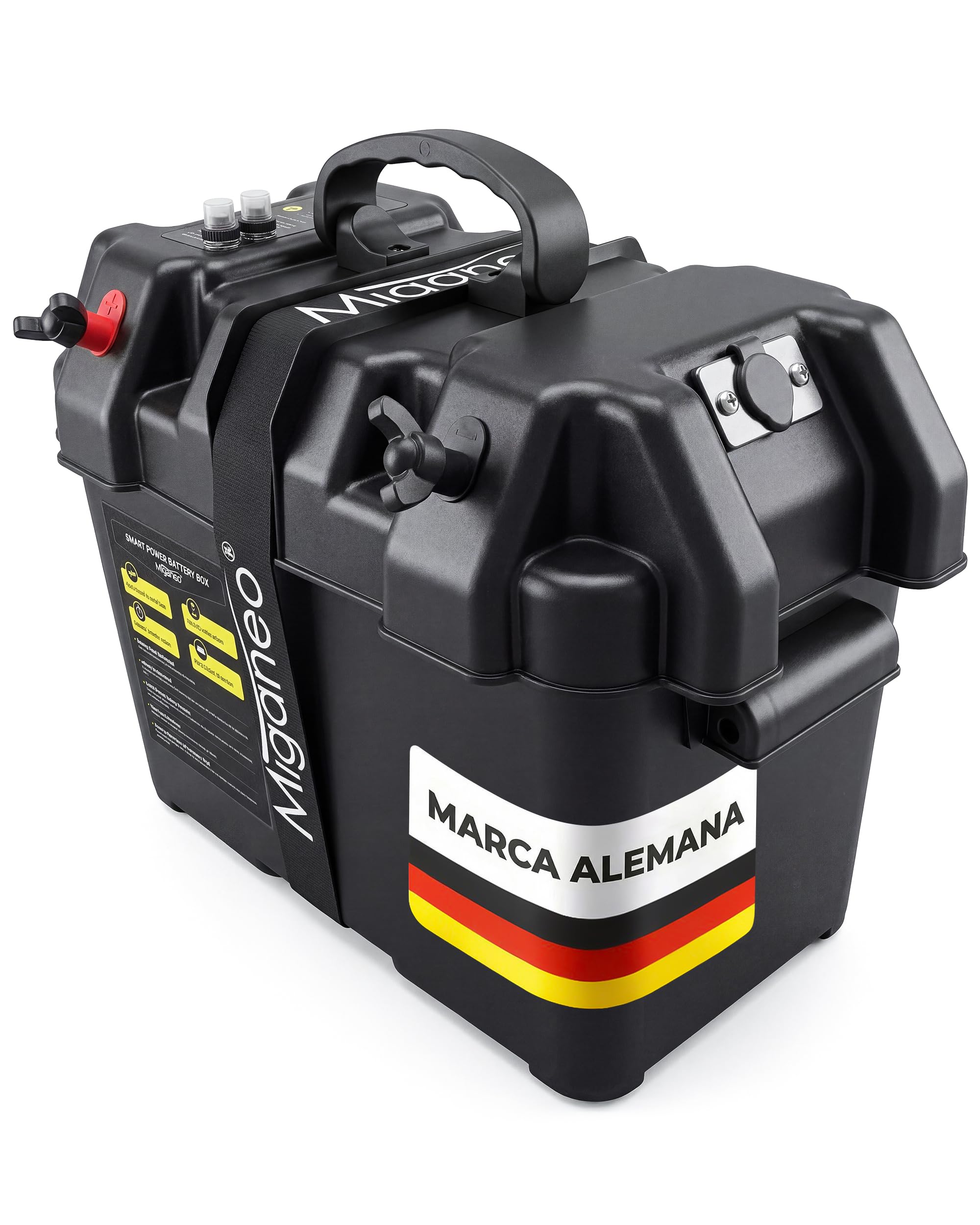 Miganeo Caja batería para barco motor eléctrico motor manguera barco fueraborda