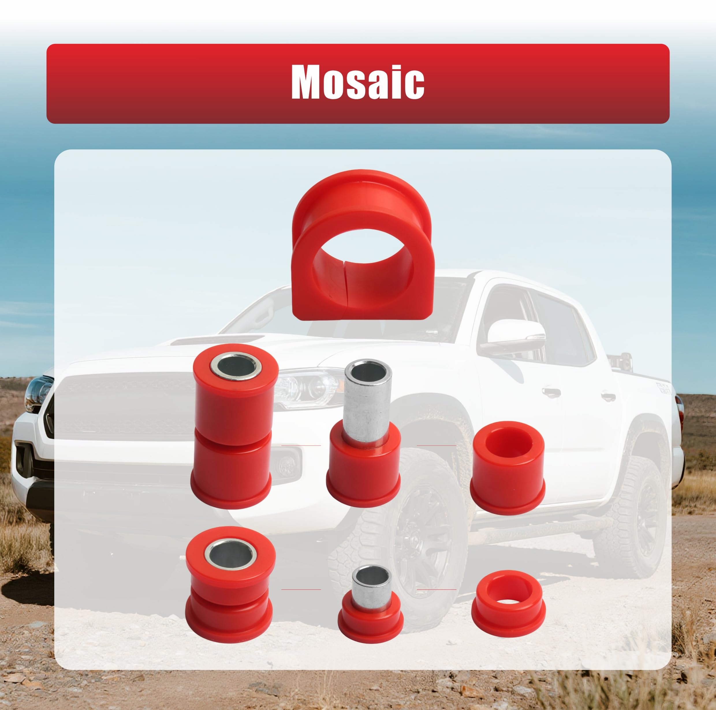 8.10103R - Kit de bujes de piñón y cremallera para Toyota 4Runner 1996-2002, Tacoma 1995-2004, Pickup 1995, sustituye al juego de bujes de engranaje de dirección #8.10103R, reemplazo de ajuste