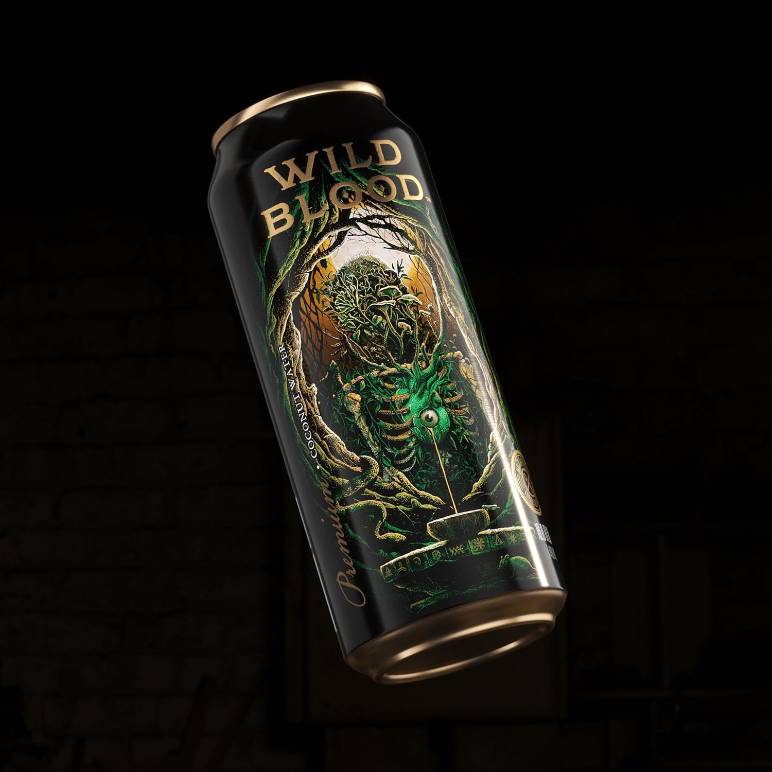 Wild Blood: Premium Coconut Water - Natural Electrolyte and Energy Drink | 16.6 fl oz (Pack of 12)