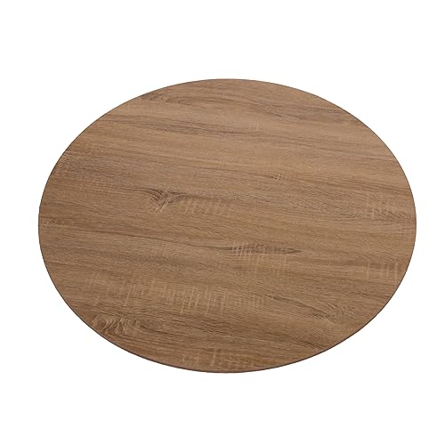 SSWBasics Decoración de madera de roble caramelo para estantes redondos de ropa, se adapta a estantes redondos de 36 pulgadas, solo cubrecolchón