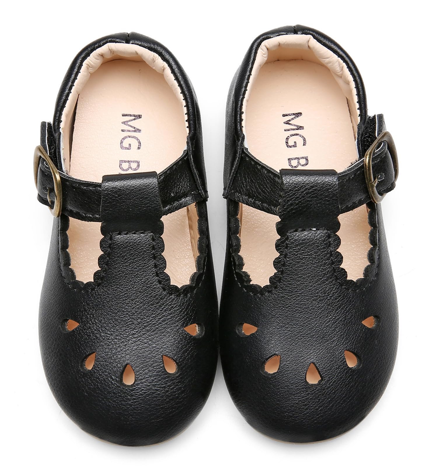 DADAWEN Girl's Classic Mary Jane School Uniform Shoes Flat Dress Shoes