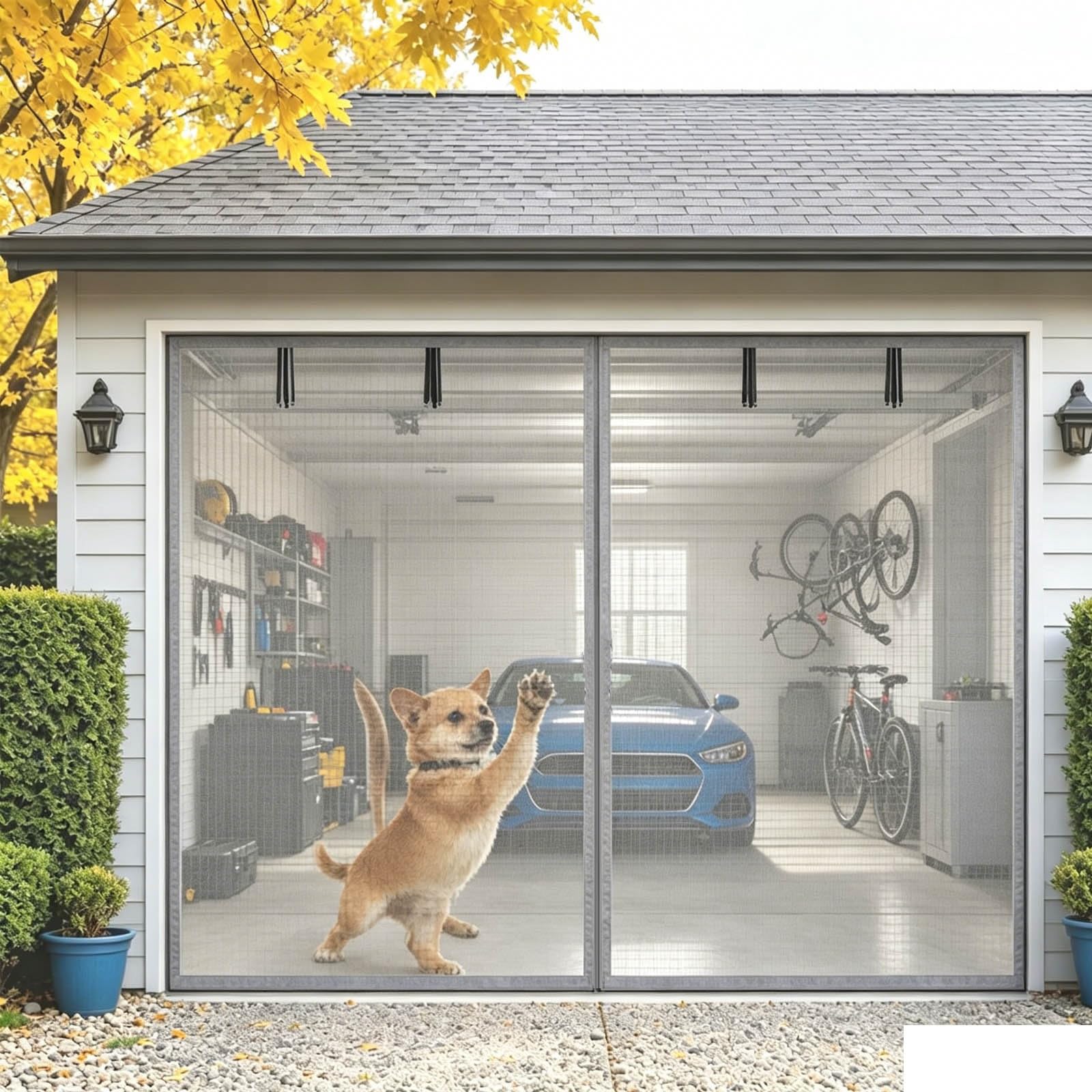 Moustiquaire de garage pour ventiler votre atelier sans insectes