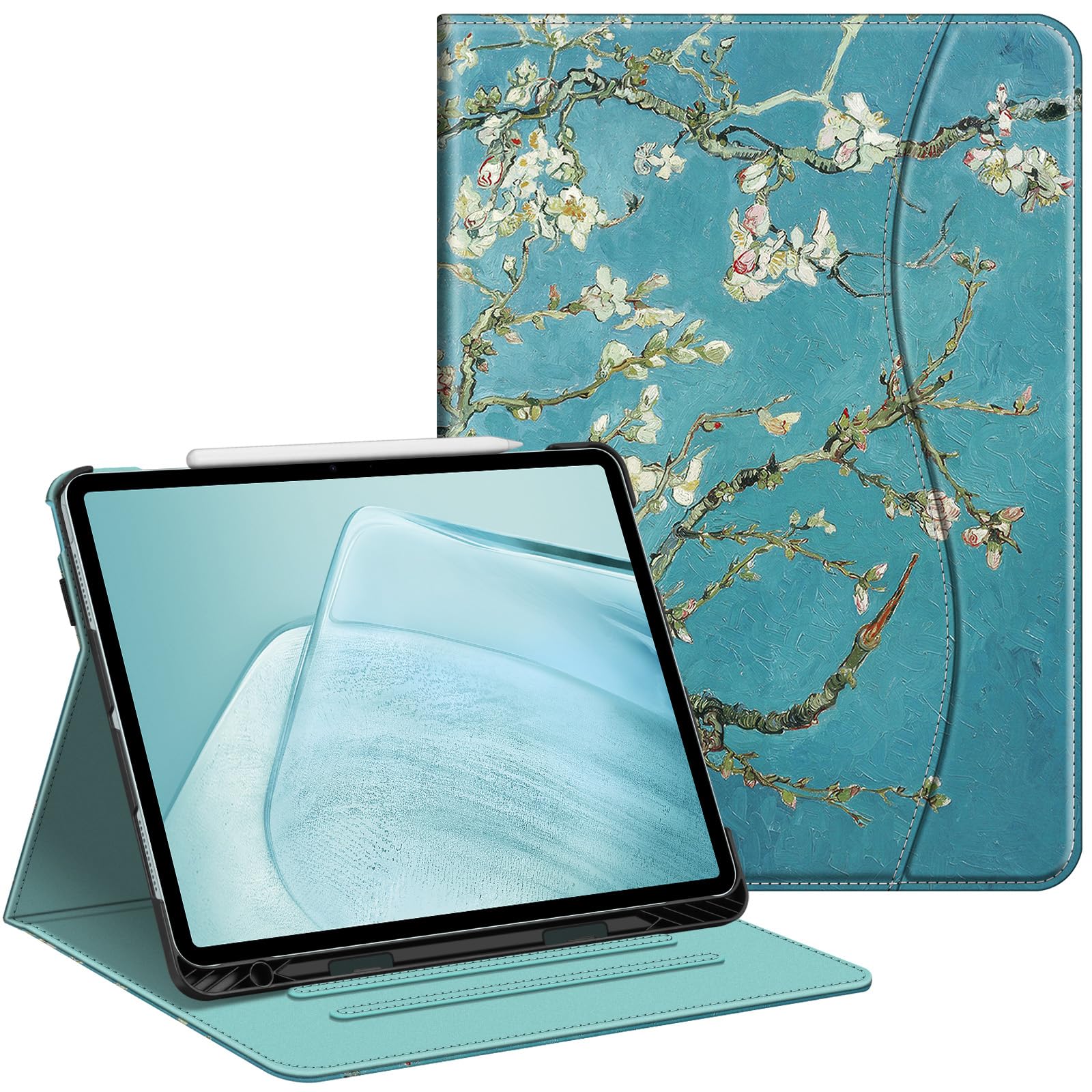 13インチiPad Air ブルー + Smart Folio カバー 箱付き Apple Smart Folio for iPad Air 13-inch (M2, M3, M4) (2024, 6th