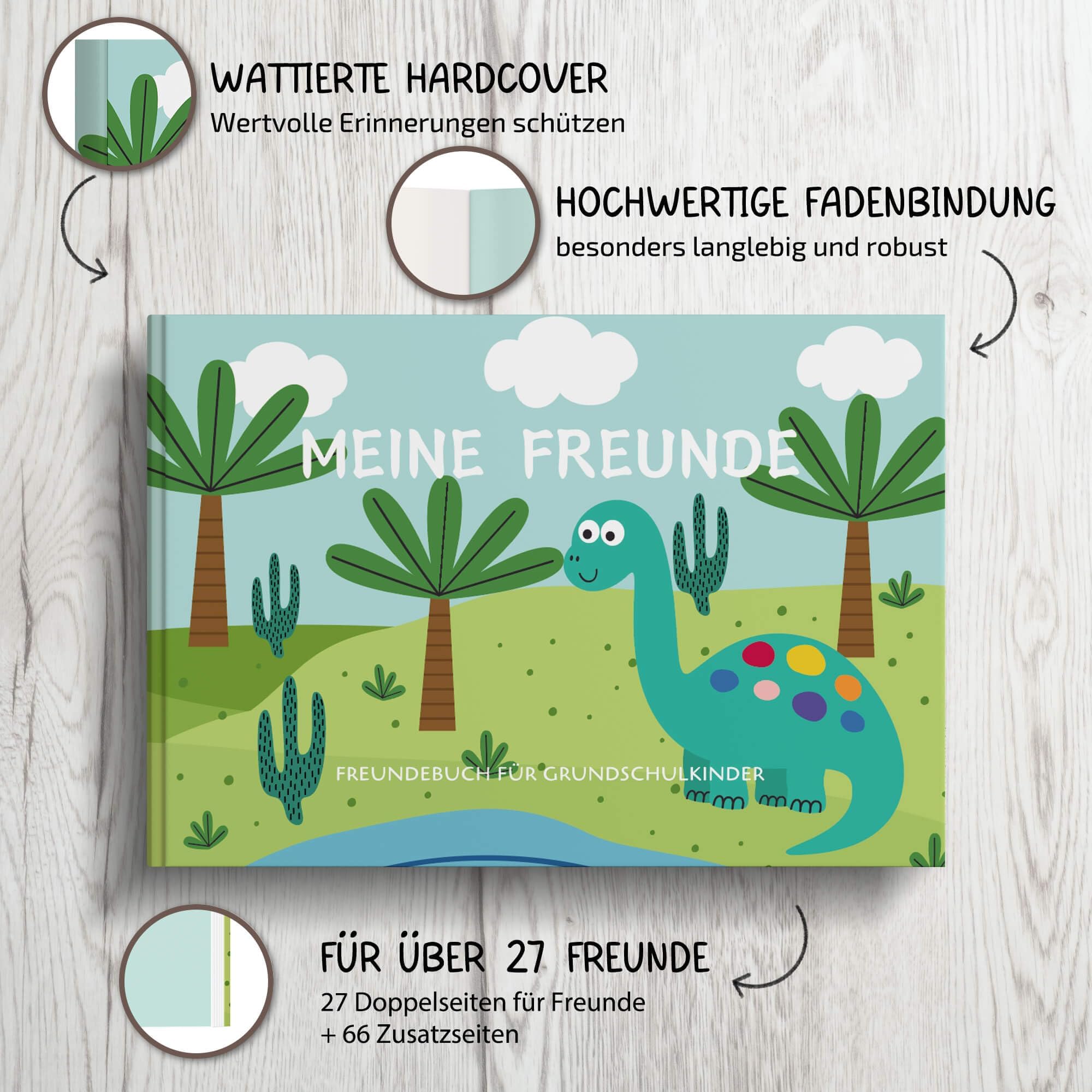 Livre d'amis BIROYAL pour garçons et filles, album d'amitié scolaire, cadeau rentrée des classes