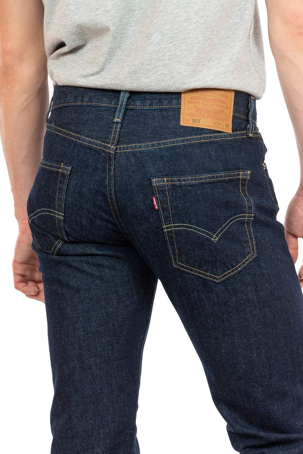 Levi's 501 Original Fit, Jeans Uomo, One Wash, 38W / 34L
