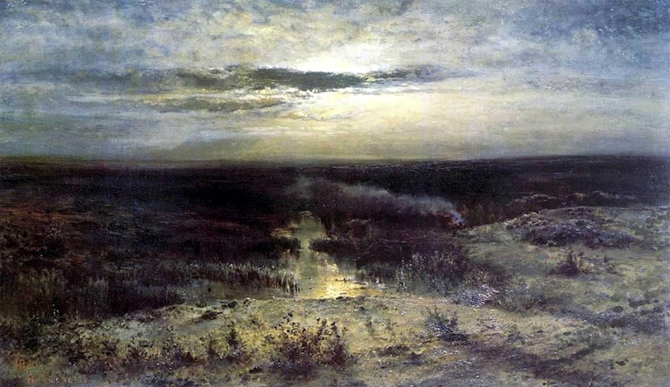 Lienzo decorativo para pared de 60x90cm con pintura mural vintage de Aleksey Savrasov 5