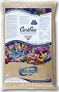 CaribSea Arag-Alive 20-Pound Special Grade Reef Sand, Bahamas Oolite