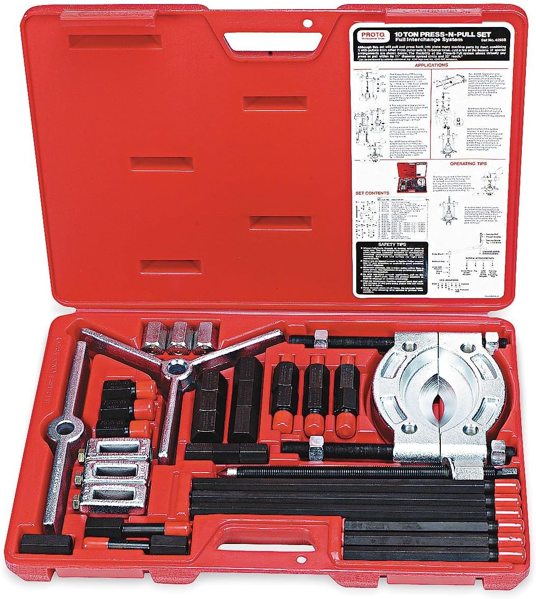 Stanley Proto J4293B 10 Ton -Ease Press-N-Pull Set