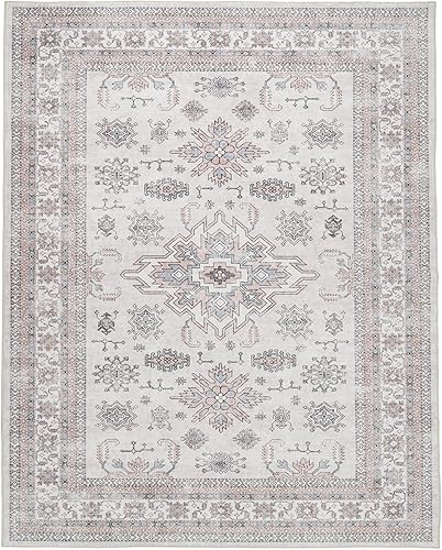 Miniatura 2 de Yanlaza Alfombra bohemia de 2 x 8 pulgadas, alfombra estrecha y larga, antideslizante, lavable, con parte trasera de goma, para entrada, interior,